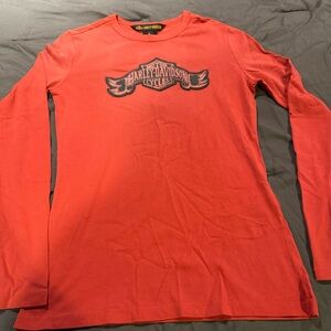 Harley-Davidson Women’s Red Long Sleeve Shirt